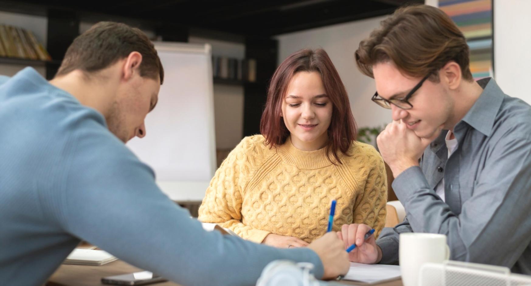 Collaborative learning environment during budget workshop